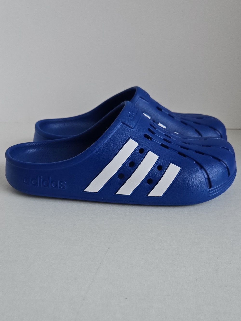 adidas adiFOM Superstar Mule Clogs Royal Blue White Men 7 Women 8 Sizing Unisex